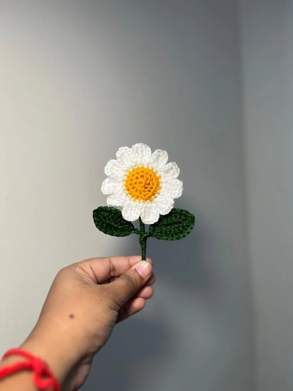 Daisy Fridge Magnet: handmade crochet by Crochet By Pihu