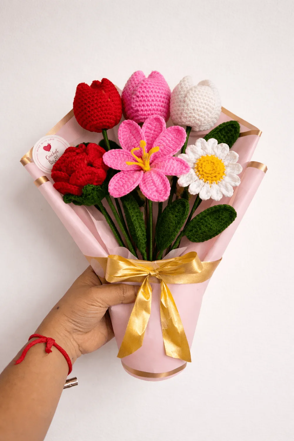 Flower Bouquet: handmade crochet by Crochet By Pihu