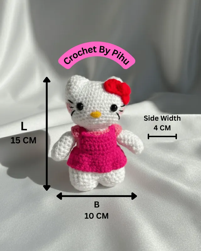 Hello Kitty Doll: handmade crochet by Crochet By Pihu