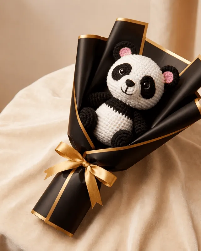 Panda Bouquet: handmade crochet by Crochet By Pihu