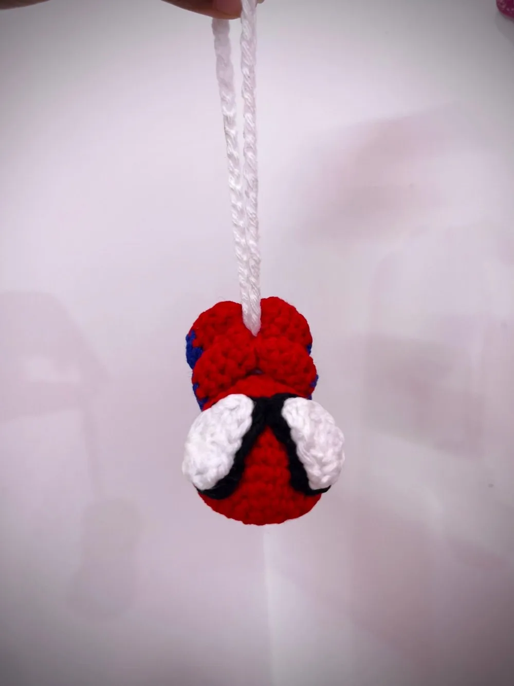 Spiderman Charm: handmade crochet by Crochet By Pihu