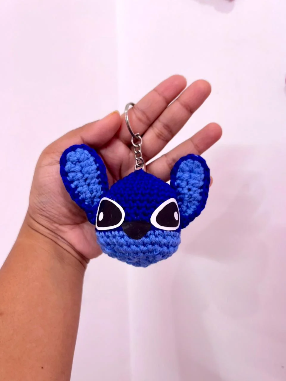 Stitch and Angel Keychain: handmade crochet by Crochet By Pihu